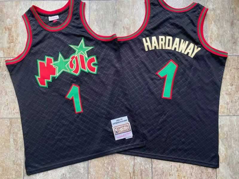 Magic 1 Penny Hardaway Black 1993-94 Hardwood Classics Jersey Mixiu,We sell and wholesale Magic 1 Penny Hardaway Black 1993-94 Hardwood Classics Jersey Mixiu on line form chian!
